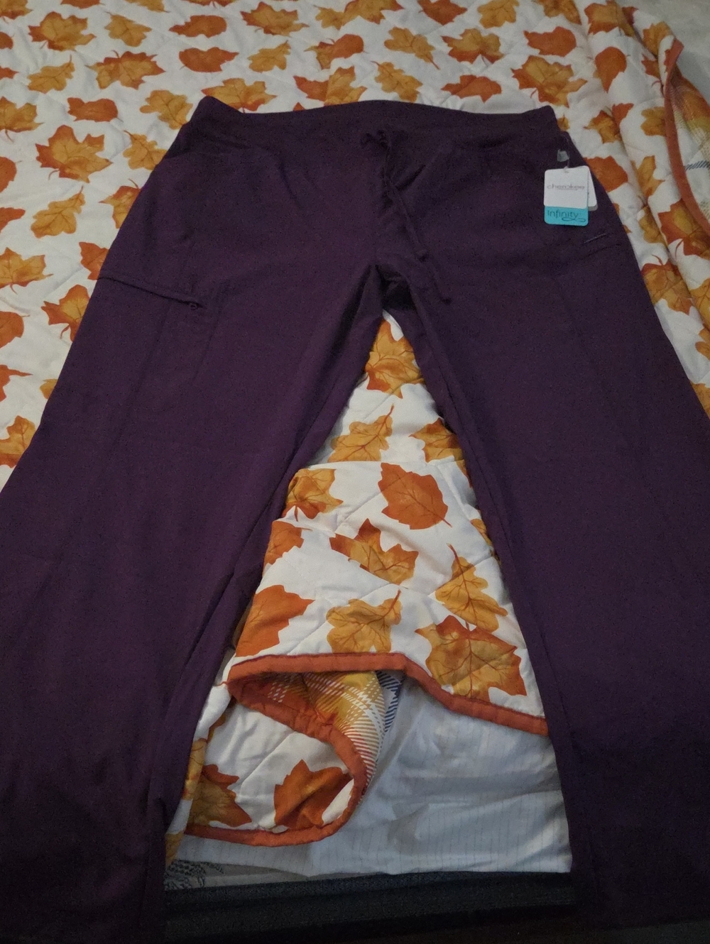 Womens Purple Cargo Pants